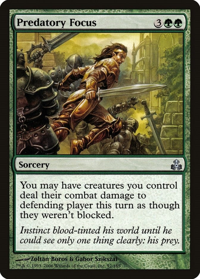 Predatory Focus (92) [GPT] - MTG Single