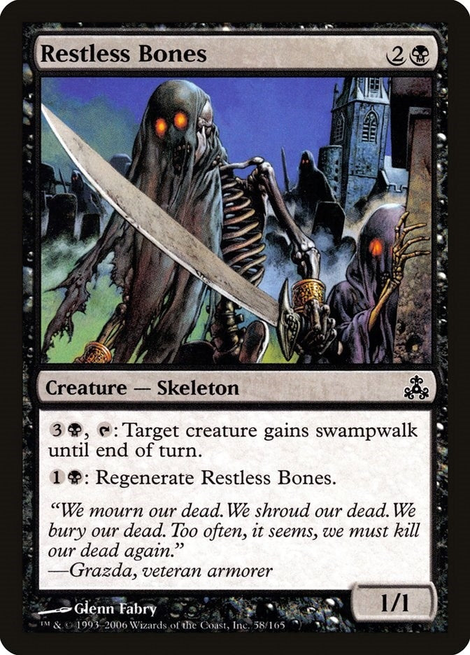 Restless Bones (58) [GPT] - MTG Single
