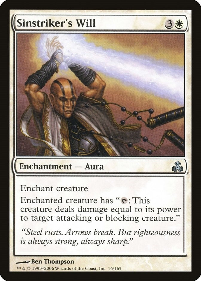 Sinstriker’s Will (16) [GPT] - MTG Single