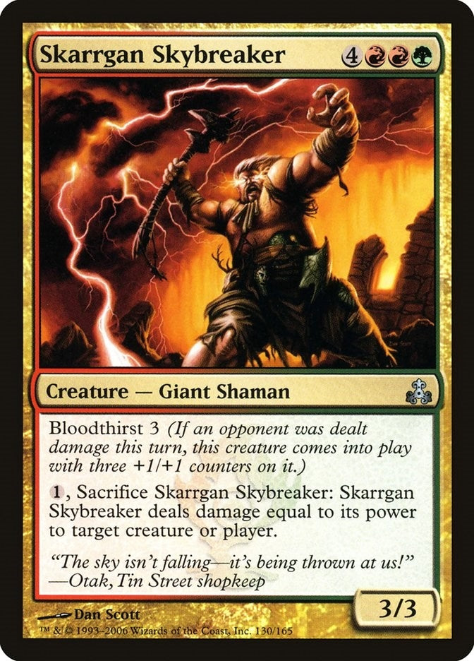 Skarrgan Skybreaker (130) [GPT] - MTG Single