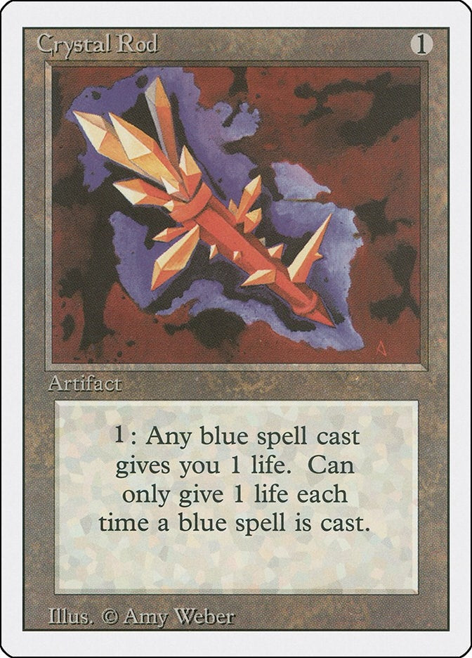 Crystal Rod [3ED] - MTG Single