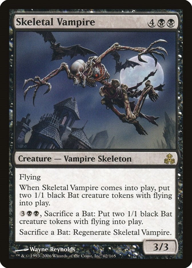 Skeletal Vampire (62) [GPT] - MTG Single
