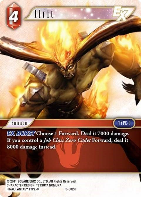 Ifrit EX (3) [OP3] - Final Fantasy TCG Single