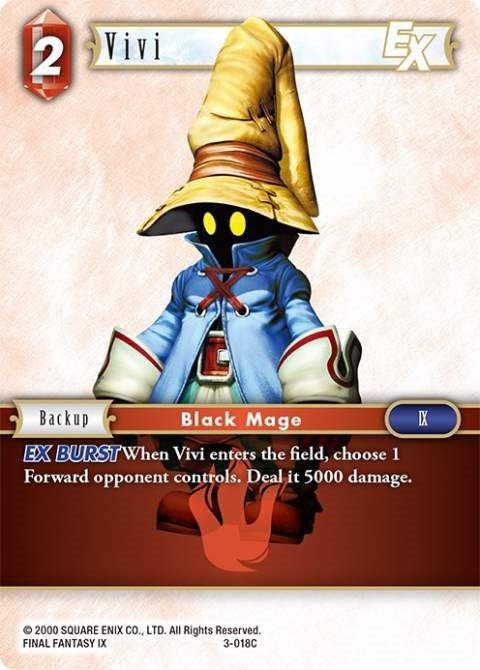 Vivi EX (3) [OP3] - Final Fantasy TCG Single