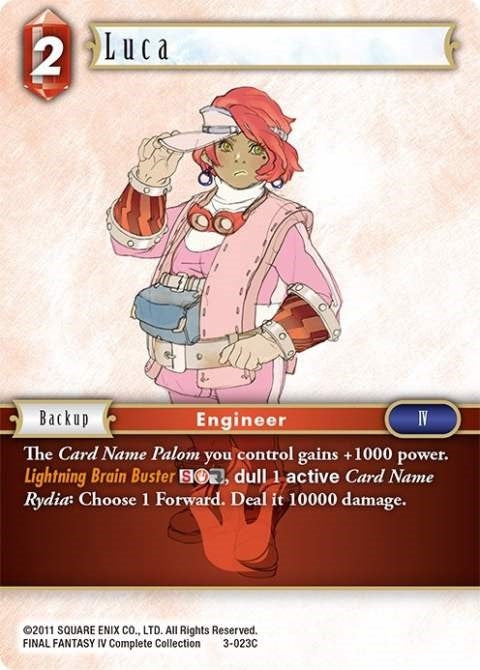 Luca (3) [OP3] - Final Fantasy TCG Single