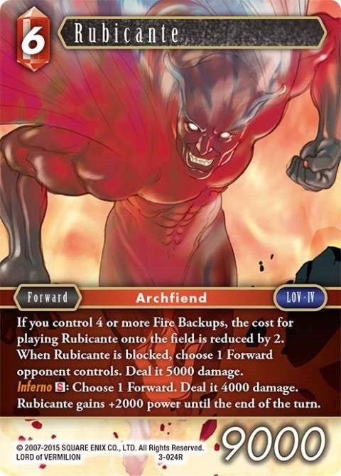 Rubicante (3) [OP3] - Final Fantasy TCG Single