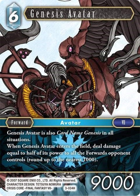 Genesis Avatar (3) [OP3] - Final Fantasy TCG Single