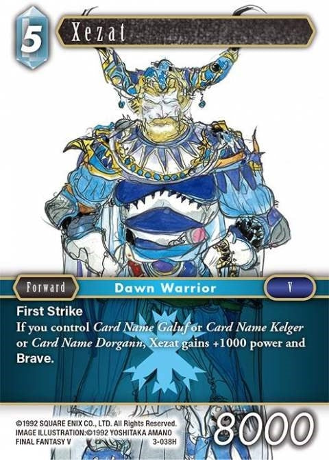 Xezat (3) [OP3] - Final Fantasy TCG Single