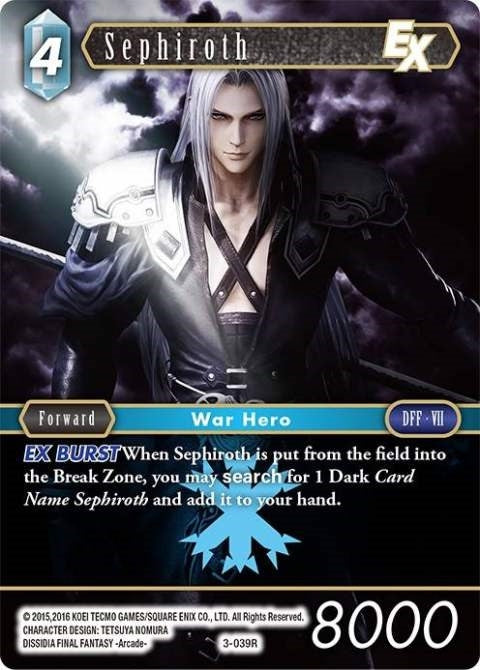 Sephiroth EX (3) [OP3] - Final Fantasy TCG Single