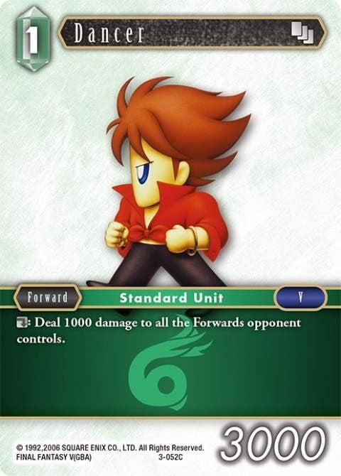 Dancer (3-052C) (3) [OP3] - Final Fantasy TCG Single