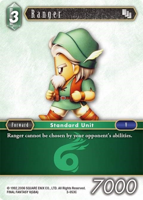 Ranger (3) [OP3] - Final Fantasy TCG Single