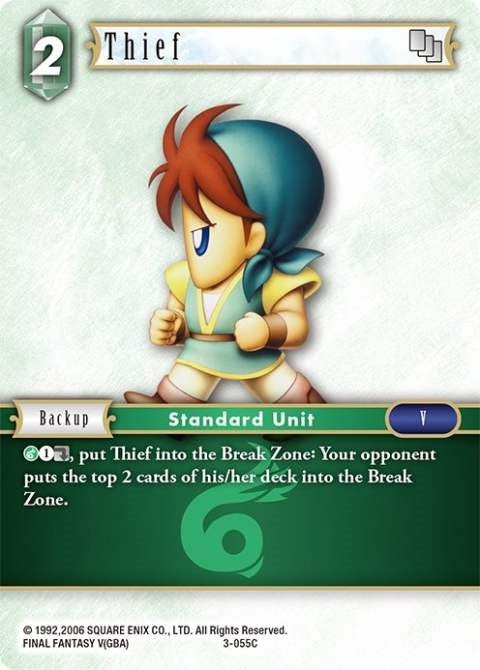 Thief (3) [OP3] - Final Fantasy TCG Single