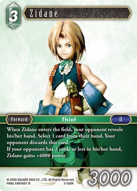 Zidane (3) [OP3] - Final Fantasy TCG Single