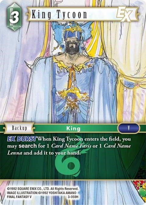 King Tycoon EX (3) [OP3] - Final Fantasy TCG Single