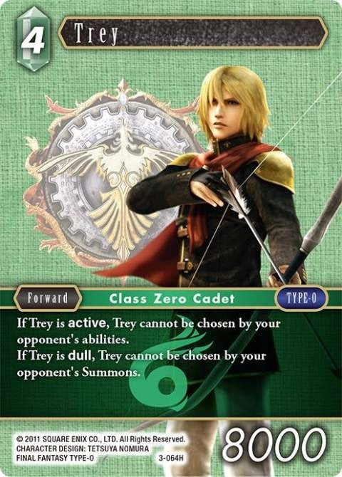 Trey (3) [OP3] - Final Fantasy TCG Single