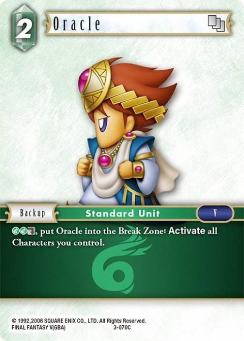 Oracle (3) [OP3] - Final Fantasy TCG Single
