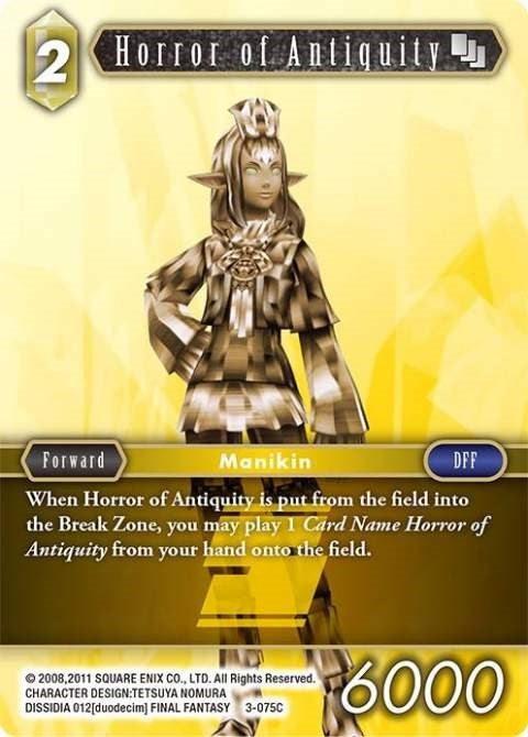 Horror of Antiquity (3) [OP3] - Final Fantasy TCG Single