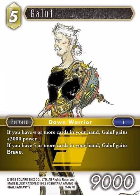 Galuf (3) [OP3] - Final Fantasy TCG Single