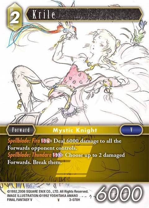 Krile (3) [OP3] - Final Fantasy TCG Single