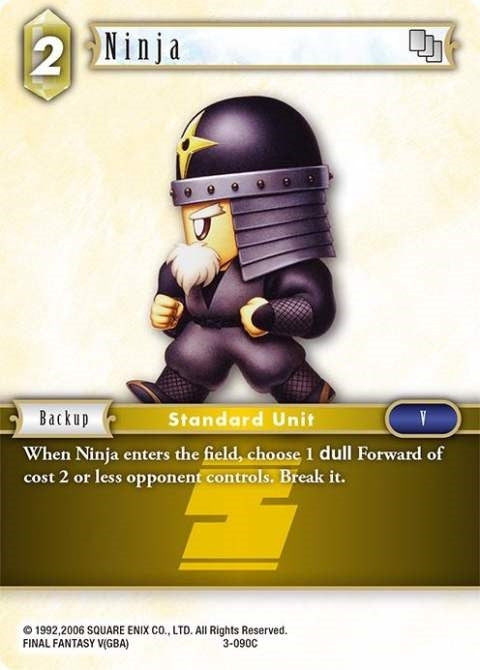 Ninja (3) [OP3] - Final Fantasy TCG Single