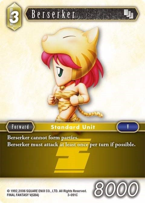 Berserker (3) [OP3] - Final Fantasy TCG Single