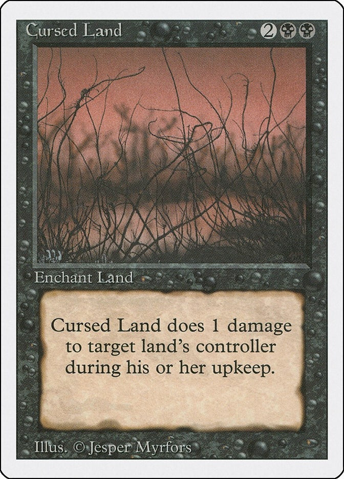 Cursed Land [3ED] - MTG Single