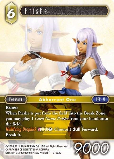 Prishe (3) [OP3] - Final Fantasy TCG Single