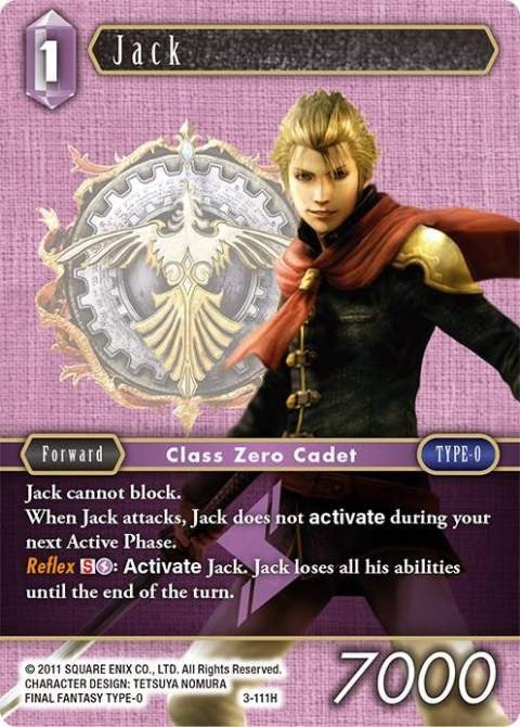 Jack (3) [OP3] - Final Fantasy TCG Single