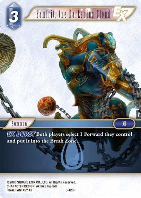 Famfrit the Darkening Cloud EX (3) [OP3] - Final Fantasy TCG Single
