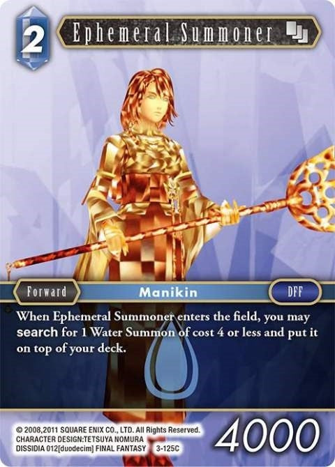 Ephemeral Summoner (3) [OP3] - Final Fantasy TCG Single