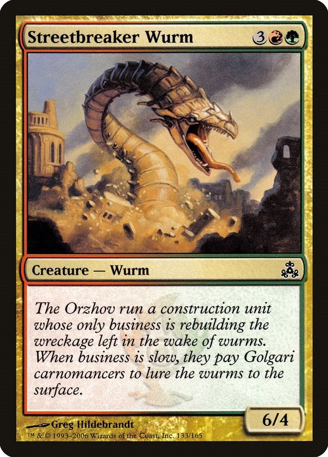 Streetbreaker Wurm (133) [GPT] - MTG Single