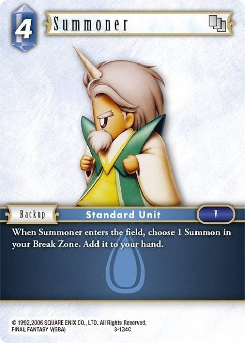 Summoner (3-134C) (3) [OP3] - Final Fantasy TCG Single