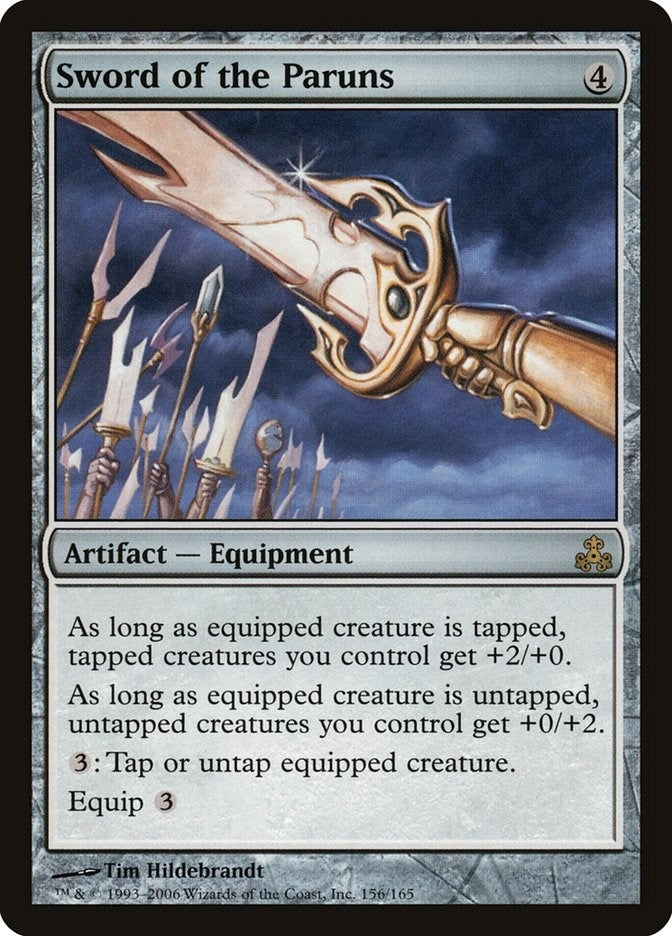 Sword of the Paruns (156) [GPT] - MTG Single