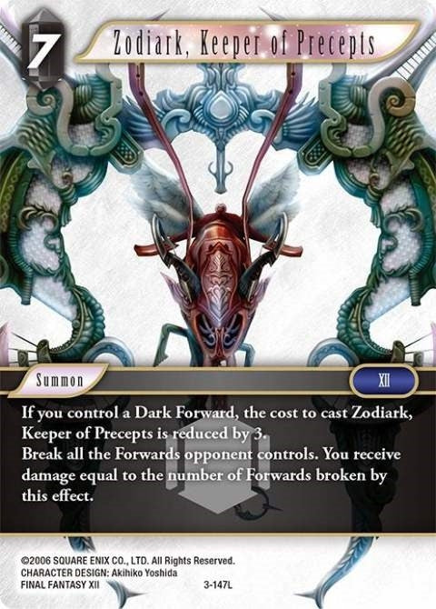 Zodiark Keeper of Precepts (3) [OP3] - Final Fantasy TCG Single