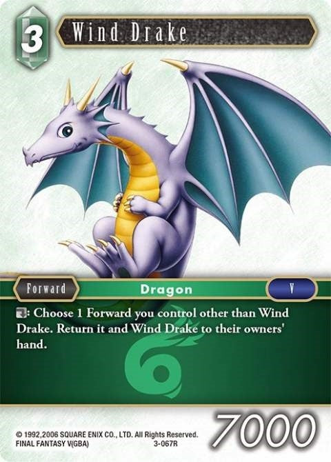 Wind Drake (3) [OP3] - Final Fantasy TCG Single