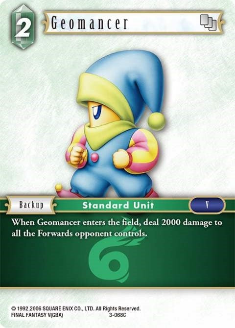 Geomancer (3) [OP3] - Final Fantasy TCG Single