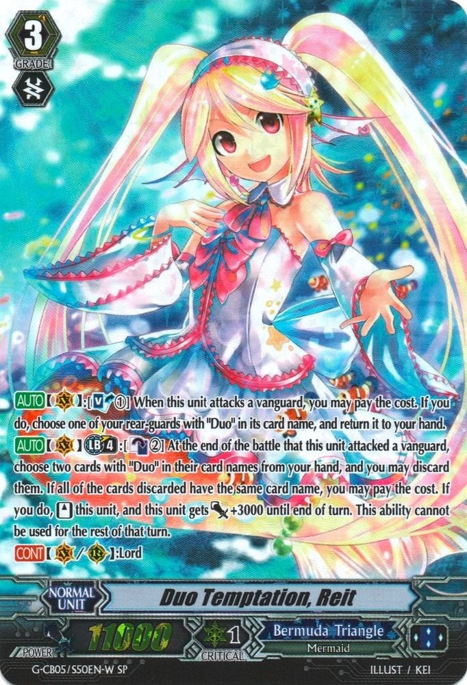 Duo Temptation Reit (White - SP) (550) [G-CB05] - Cardfight Vanguard Single