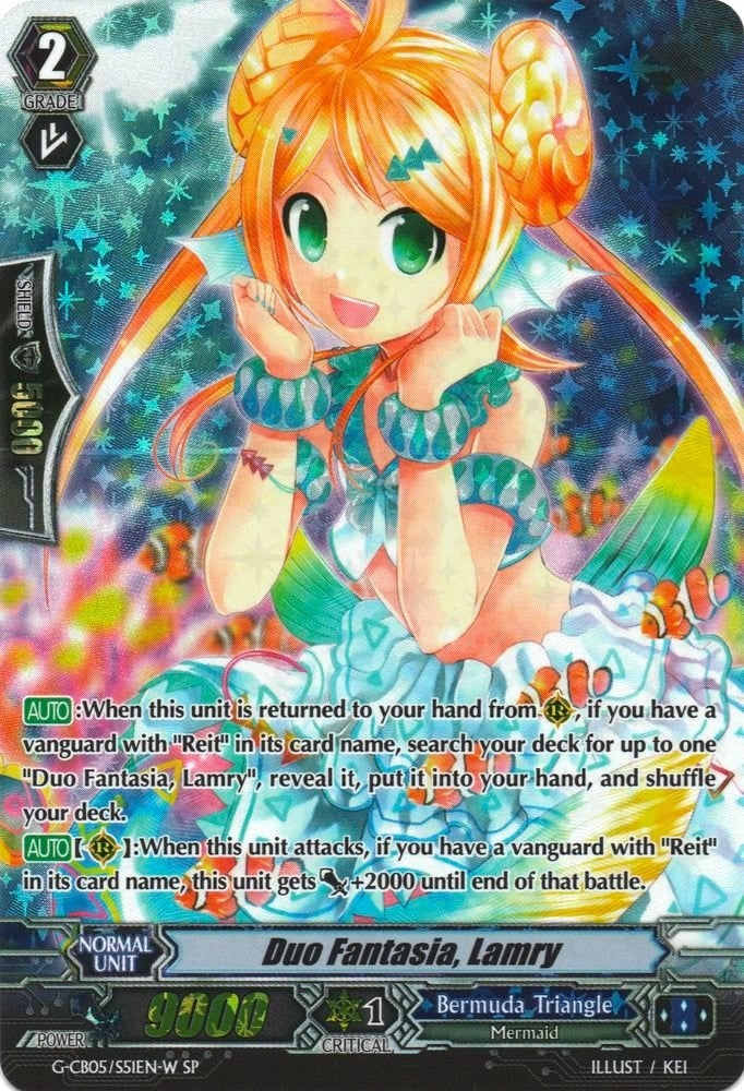 Duo Fantasia Lamry (White - SP) (551) [G-CB05] - Cardfight Vanguard Single