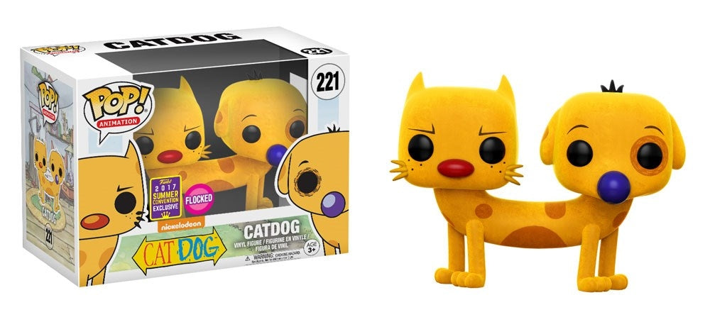 Catdog: Catdog (Flocked) (Limited Edition) (GameStop Exclusive) (221) [POP!] - Funko Sealed