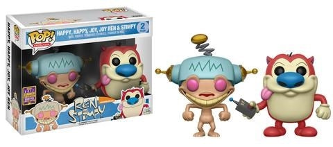Ren and Stimpy: Happy Happy Joy Joy 2-pack (Limited Edition) (Funko Exclusive) (2) [POP!] - Funko Sealed