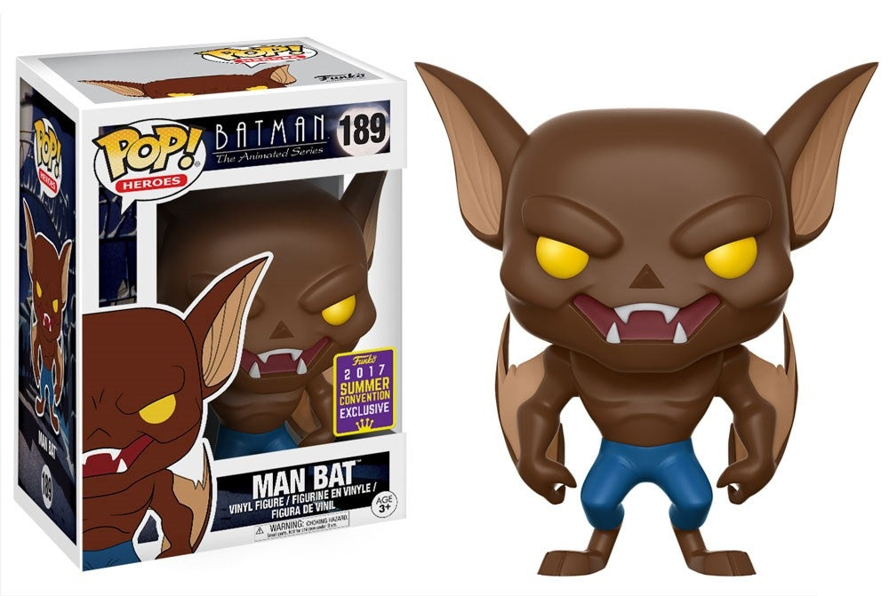 Batman the Animated Series: Man Bat (Limited Edition) (GameStop Exclusive) (189) [POP!] - Funko Sealed