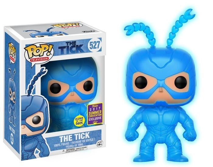 The Tick: The Tick (Limited Edition) (Glow in the Dark) (Barnes and Noble Exclusive) (527) [POP!] - Funko Sealed