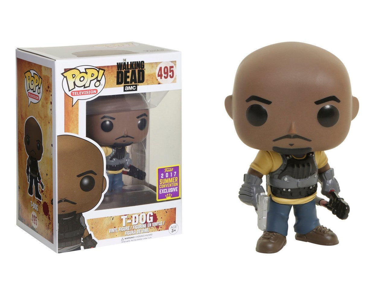 The Walking Dead: T-Dog (Limited Edition) (Hot Topic Exclusive) (495) [POP!] - Funko Sealed