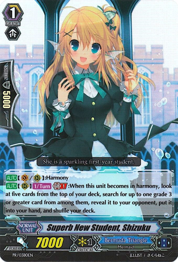 Superb New Student Shizuku (380) [PR] - Cardfight Vanguard Single