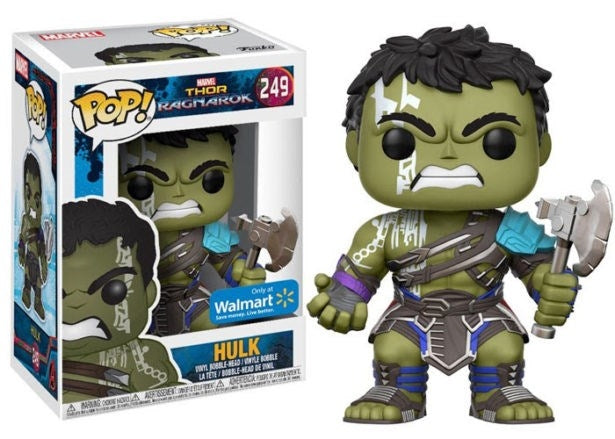 Thor: Ragnarok - Hulk (With Axe) (Walmart Exclusive) (249) [POP!] - Funko Sealed
