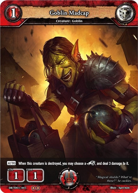 Goblin Madcap (1007) [TD01] - Dragoborne Single