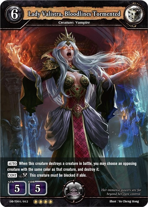 Lady Valistra Bloodlines Tormented (1012) [TD01] - Dragoborne Single