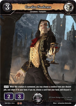 Cavalier Nosferatu (1014) [TD01] - Dragoborne Single