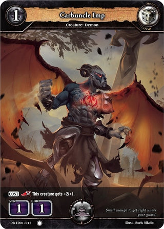 Carbuncle Imp (1017) [TD01] - Dragoborne Single