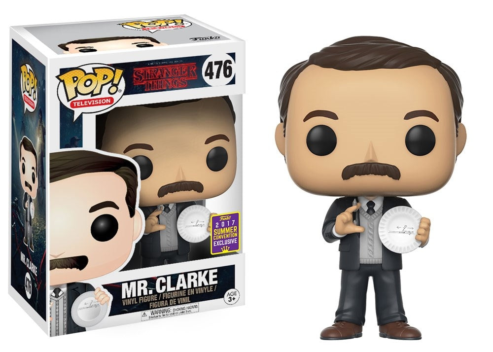 Stranger Things: Mr. Clarke (Limited Edition) (GameStop Exclusive) (476) [POP!] - Funko Sealed